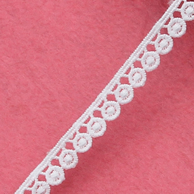 Sewing Eyelet Fabric - ริบบิ้นผ้าลูกไม้สีขาว 50 หลา สำหรับตกแต่งเสื้อผ้า ผ้าลูกไม้ลายฉลุ งานปักเย็บปักถักร้อย