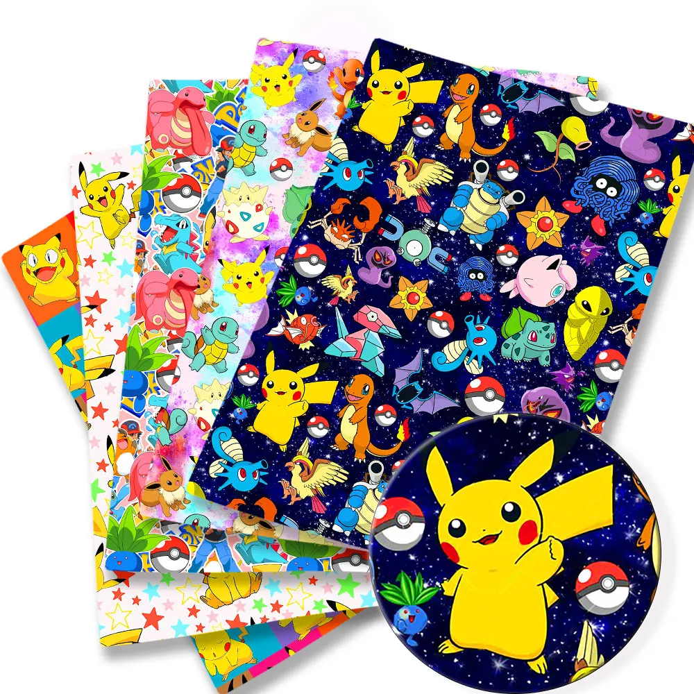 Sewing Production - Pokemon การ์ตูน Fabric140*50 ซม.Handmade เย็บ Patchwork