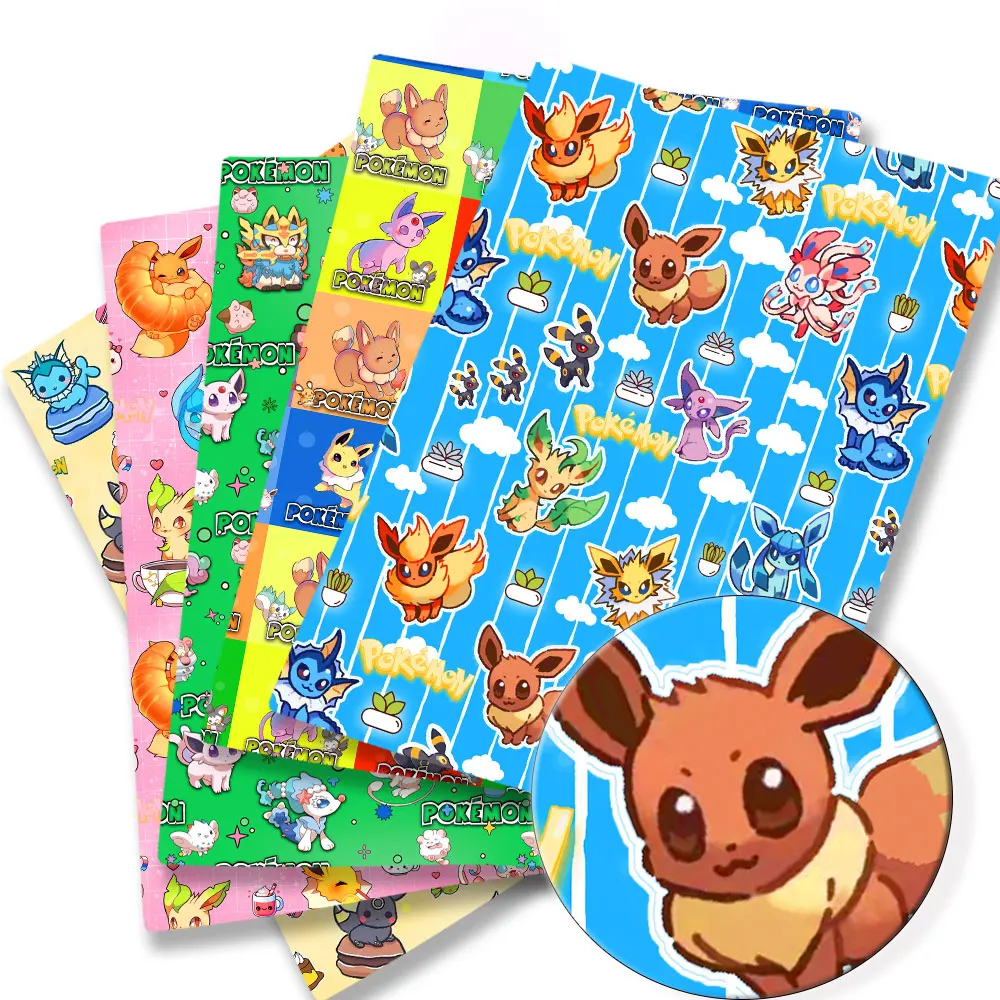 Sewing Production - ชุดเดรสลายการ์ตูนโปเกมอนสำหรับเด็ก Fabric140 * 50ซม. งานเย็บปะต่อผ้าสำหรับผ้าพิมพ์บ้านงานเย็บผ้าสำหรับเด็ก