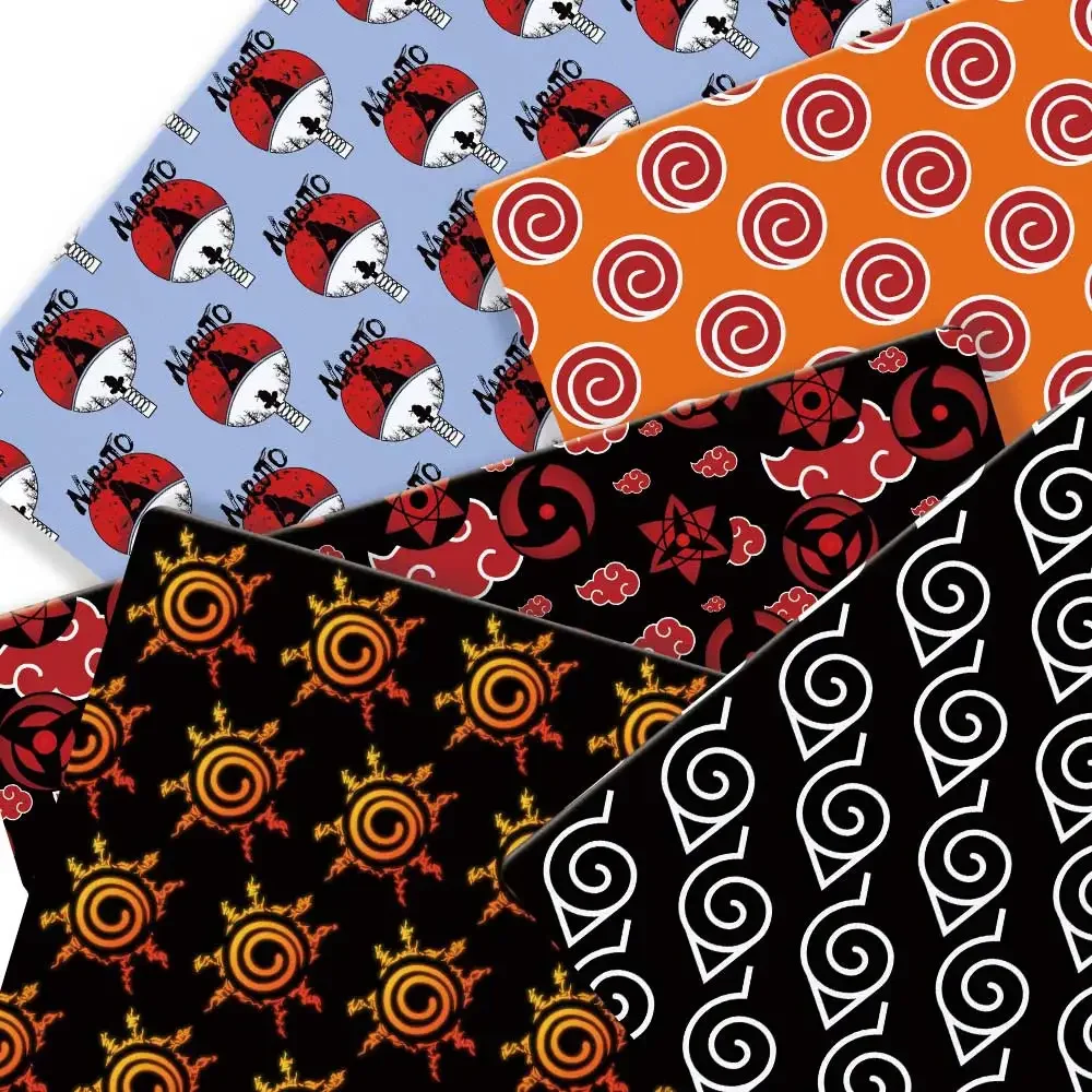 Sewing Production - Naruto Anime อุปกรณ์ต่อพ่วงผ้า 140*50 ซม.DIY เย็บ