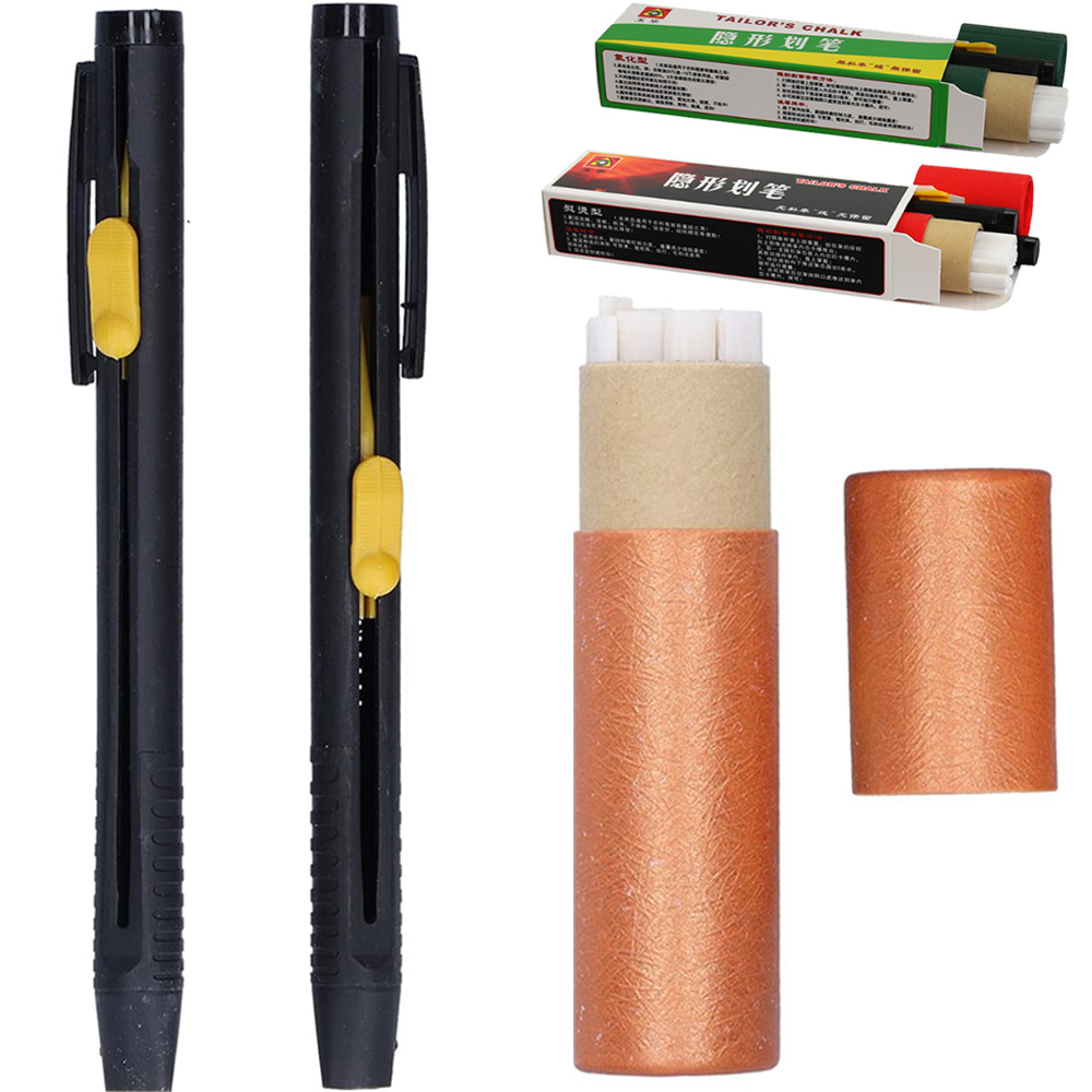 Tailor Chalk Marker - ช่างตัดเสื้อชอล์กที่มองไม่เห็นดินสอ Patchwork หายไปผ้า MARKER ปากกาสําหรับ DIY