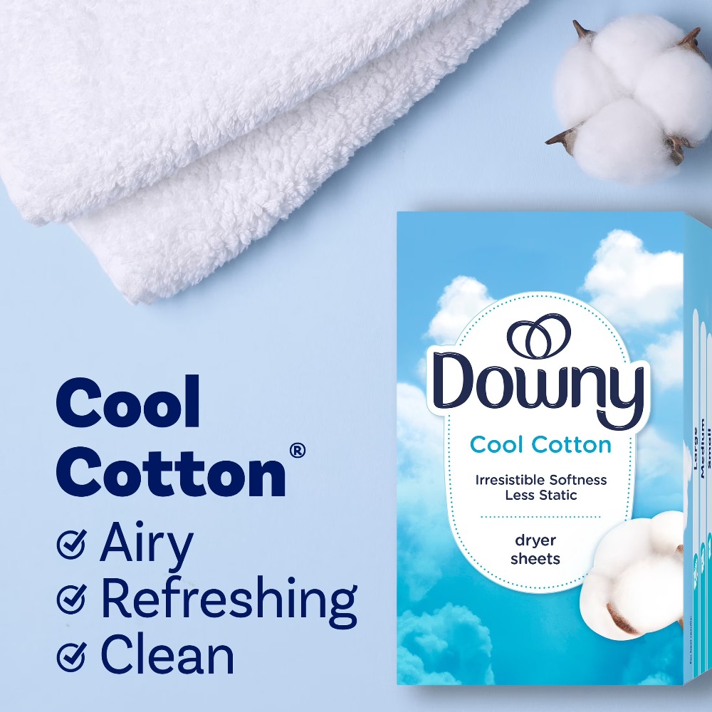 Fabric Softener Sheet - แผ่นปรับผ้านุ่มสำหรับเครื่องอบผ้า กลิ่นคอตตอนเย็นสดชื่น แผ่นซักผ้าลดไฟฟ้าสถิตและเพิ่มความนุ่ม แพ็คใหญ่ 240 แผ่น