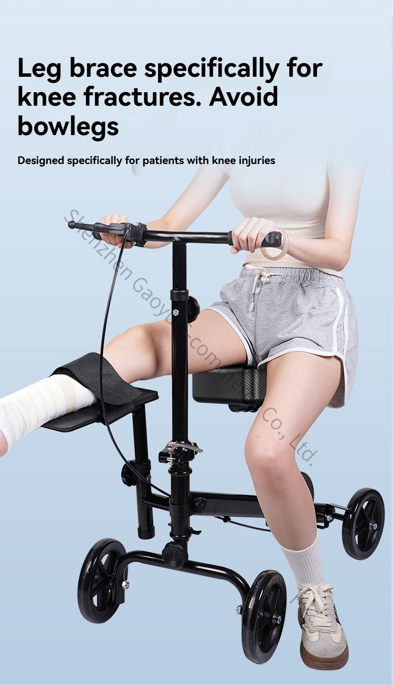 Gripper Foot Walking - อุปกรณ์ช่วยเดินสำหรับผู้บาดเจ็บที่ข้อเท้า อุปกรณ์ช่วยเดินสำหรับผู้ป่วยกระดูกหัก ไม้เท้าสกู๊ตเตอร์สำหรับช่วยเดินขาเดียว อุปกรณ์ช่วยเดินสำหรับฟื้นฟูอาการข้อเท้าแพลง