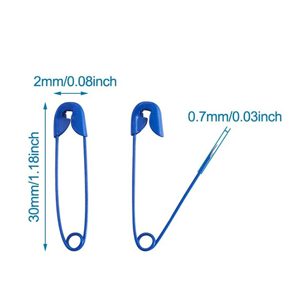 Sewing Label - 10/50/100pcs ความปลอดภัย Pins สีสันสีกระดาษป้ายเสื้อผ้าคลิป DIY เย็บเครื่องประดับทําเข็มกลัดอุปกรณ์