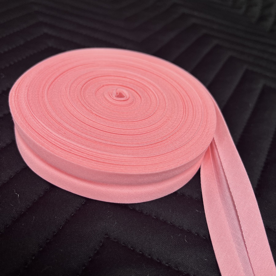 Binding Tape Bias - เทปผูกเอียงโพลีเอสเตอร์ 20 มม. - ริบบิ้นสีทึบพับเดี่ยว, อุปกรณ์ตัดเย็บ