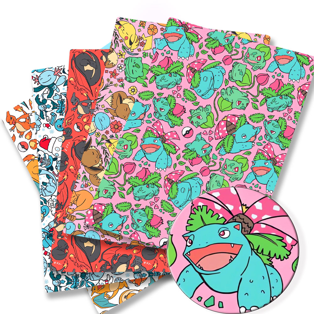Sewing Production - Pokemon การ์ตูน Fabric140*50 ซม.Handmade เย็บ Patchwork