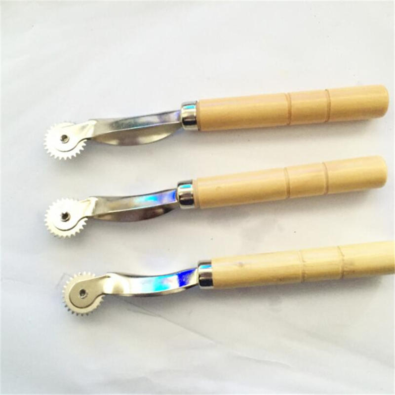 Tailor Chalk Marker - ชุดอุปกรณ์เครื่องมือตัดเย็บที่จับแบบหยักขอบหยักแบบใช้ได้จริงอุปกรณ์เสริมล้อชอล์กช่างตัดเสื้ออุปกรณ์ตัดเย็บแบบใหม่