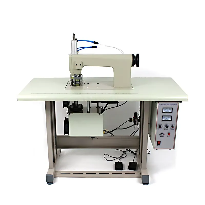 Sewing Machine In Textile - เครื่องเย็บผ้าลูกไม้แบบอัลตราโซนิกสำหรับงานอุตสาหกรรม 20kHz 220V สำหรับการเชื่อมต่อผ้าสิ่งทอ