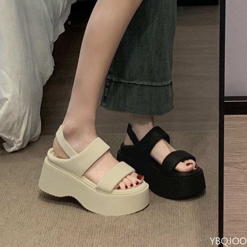 รองเท้าแตะส้นสูงแบบสปันจ์เค้กส - Elastic Waistband Roll บทวิจารณ์และราคา