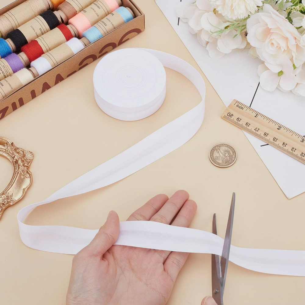 เทปไบแอสแบบพับเดี่ยว 10.9 หลา  - Binding Tape Bias บทวิจารณ์และราคา