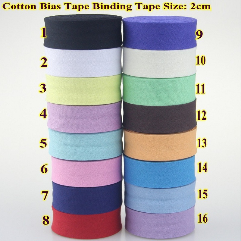 เทปอคติคอตตอน100% เทปความกว้าง - Binding Tape Bias บทวิจารณ์และราคา