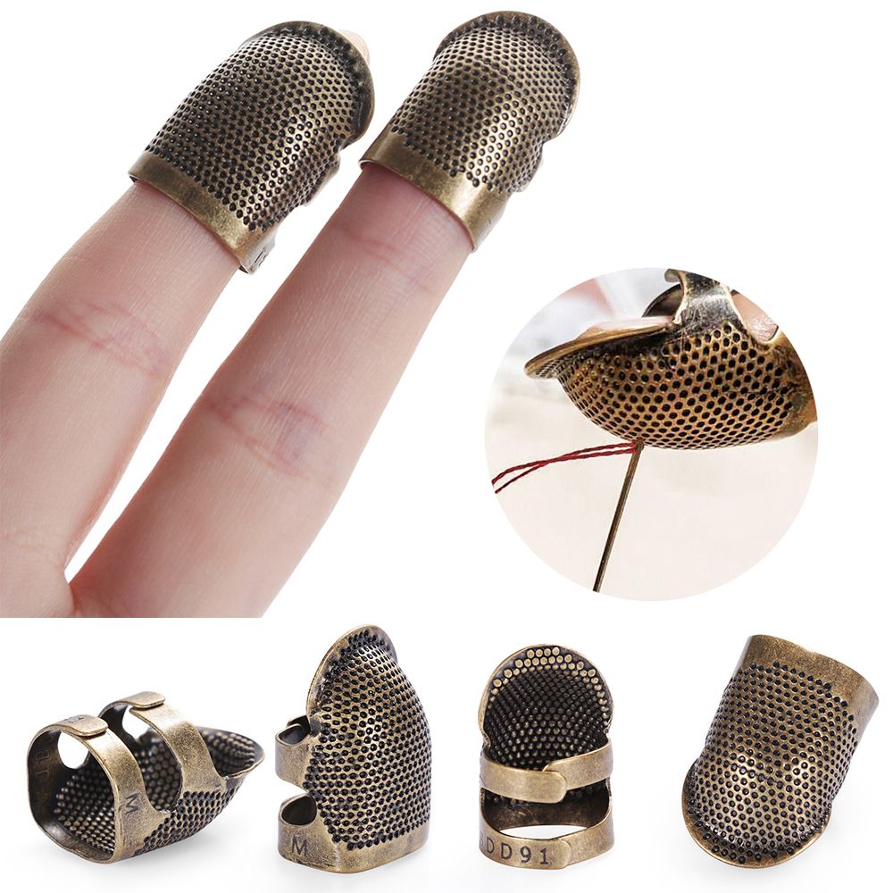 บ้าน DIY Handworking อุปกรณ์เย - Sewing Thimble Metal บทวิจารณ์และราคา