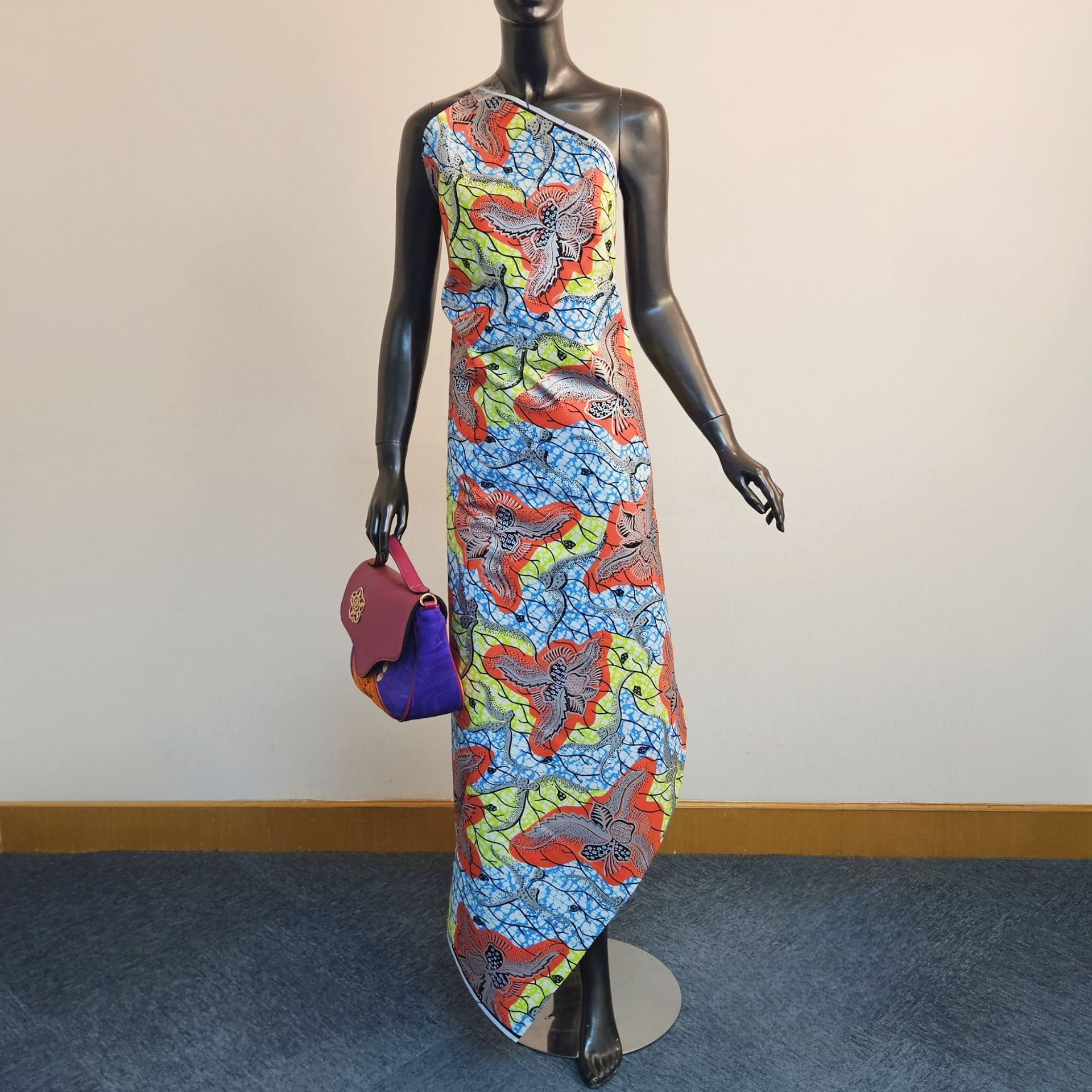 ยาว 6 หลาพิมพ์Multicolorผ้าฝ้า - Sewing Batik Fabric บทวิจารณ์และราคา
