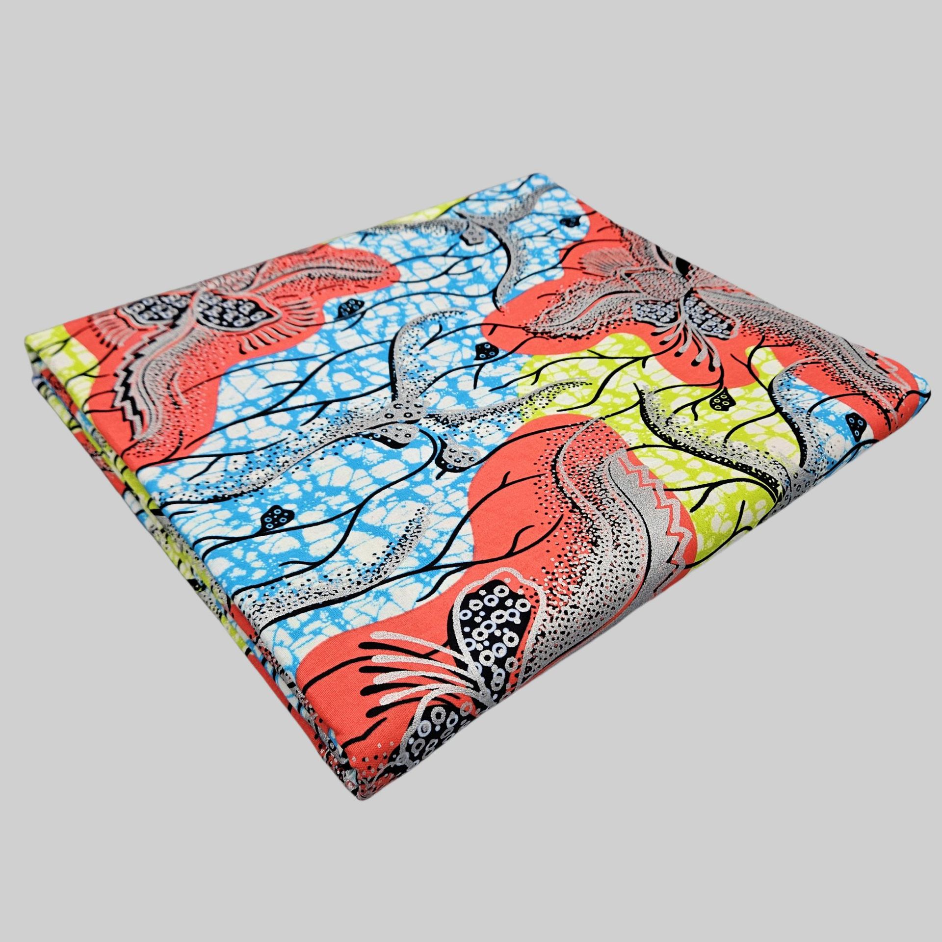 ยาว 6 หลาพิมพ์Multicolorผ้าฝ้า - Sewing Batik Fabric บทวิจารณ์และราคา