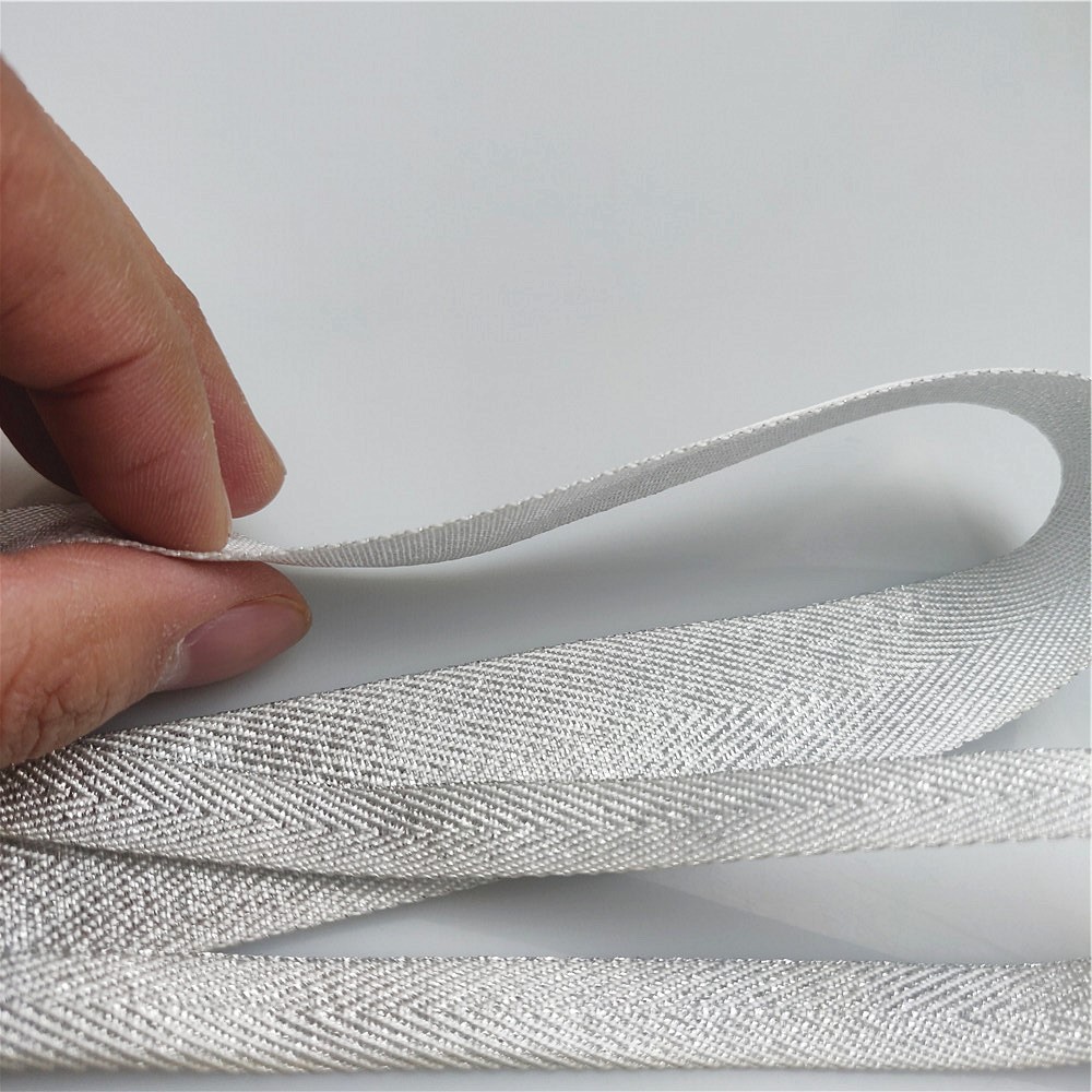 10-50มมความกว้างเงินTwillโพลีเ - Binding Tape Bias บทวิจารณ์และราคา
