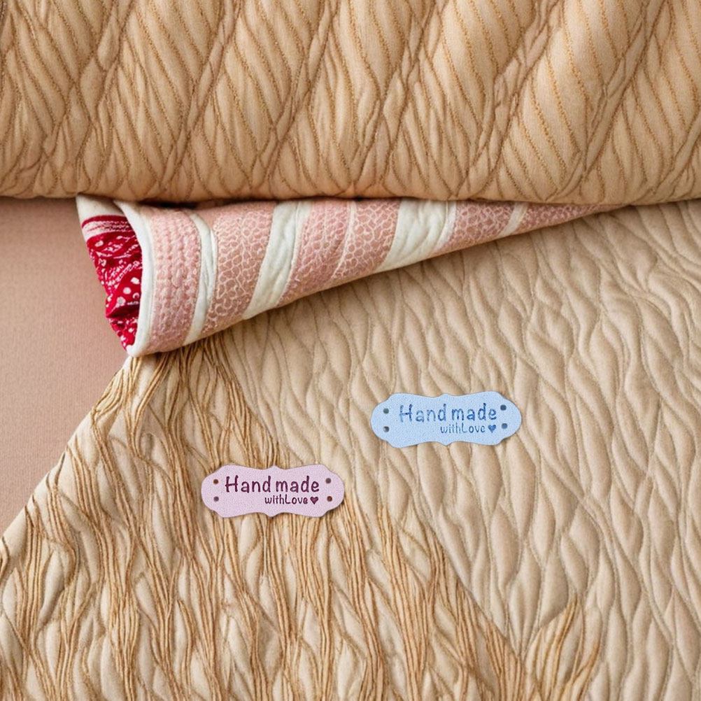 ป้ายหนังกลับปั๊มนูนทำมือ 100 ช - Sewing Label บทวิจารณ์และราคา