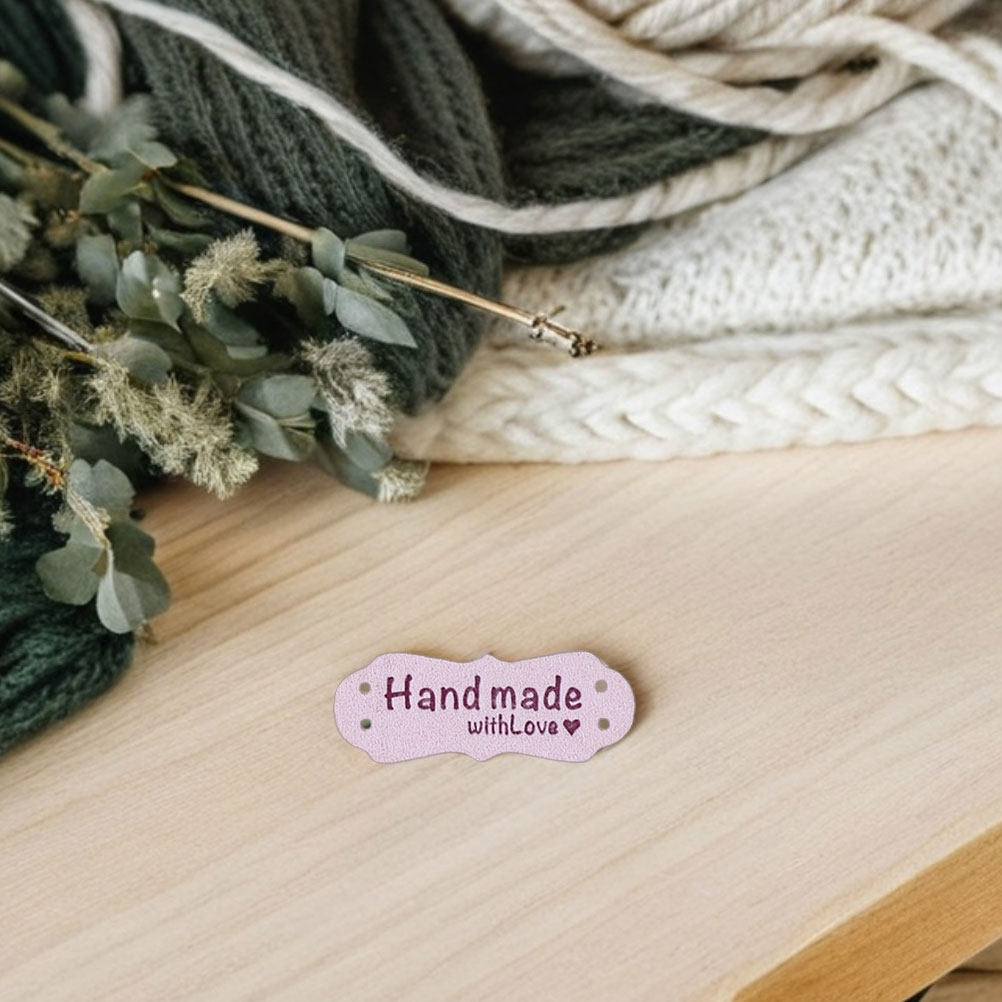 ป้ายหนังกลับปั๊มนูนทำมือ 100 ช - Sewing Label บทวิจารณ์และราคา