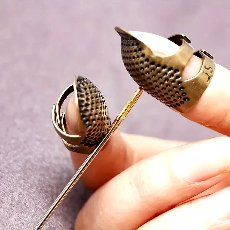 ปลอกนิ้วปรับระดับได้สำหรับงานเ - Sewing Thimble Metal บทวิจารณ์และราคา