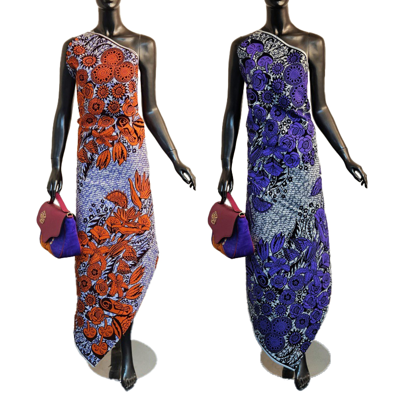ผ้าฝ้ายลายแอฟริกันยาว 6 หลา ลา - Sewing Batik Fabric บทวิจารณ์และราคา