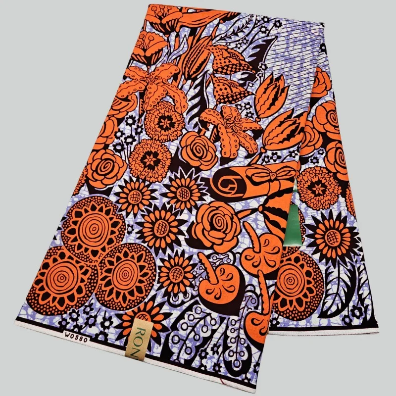 ผ้าฝ้ายลายแอฟริกันยาว 6 หลา ลา - Sewing Batik Fabric บทวิจารณ์และราคา