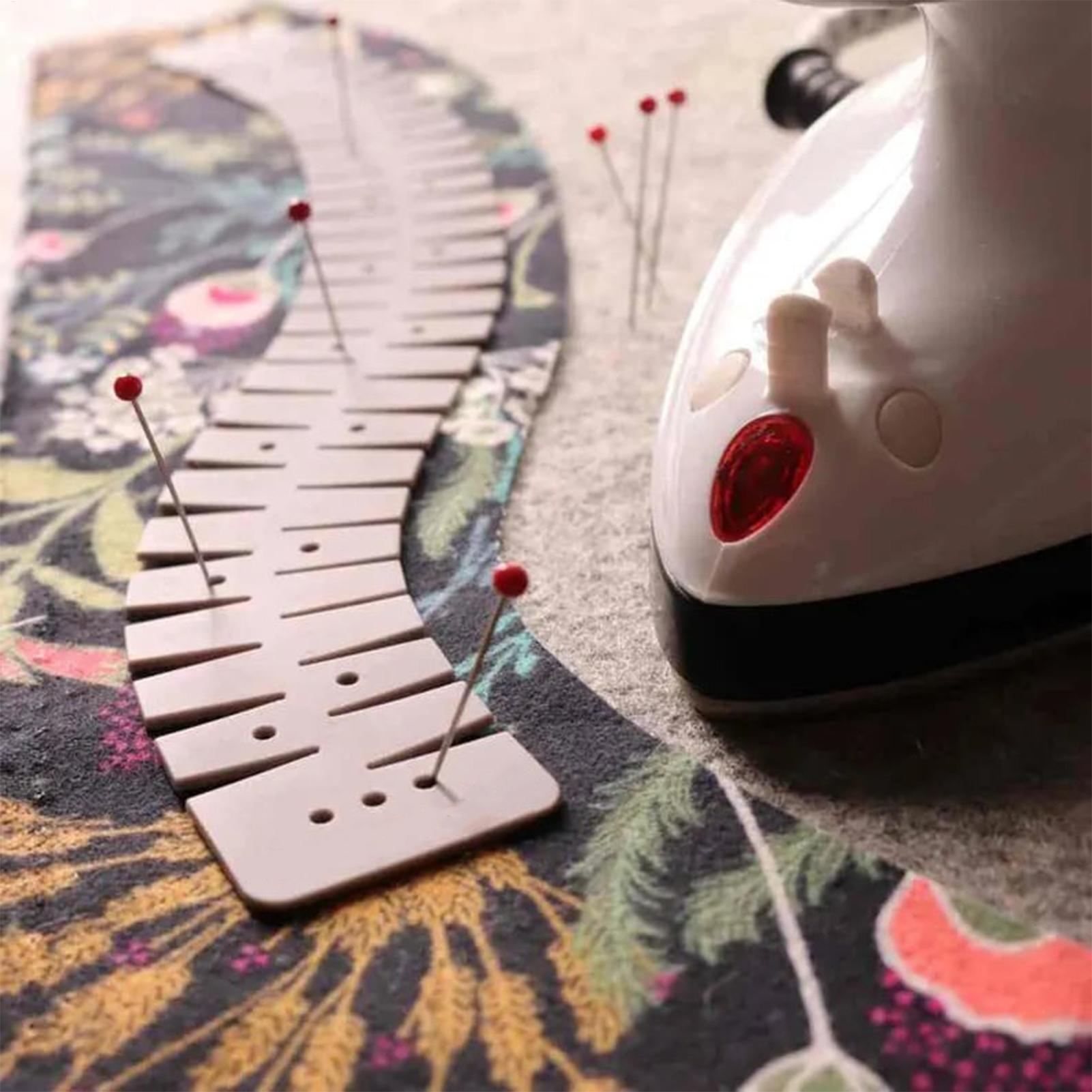 ไม้บรรทัดซิลิโคนสำหรับเย็บชายผ - Sewing Necessities บทวิจารณ์และราคา