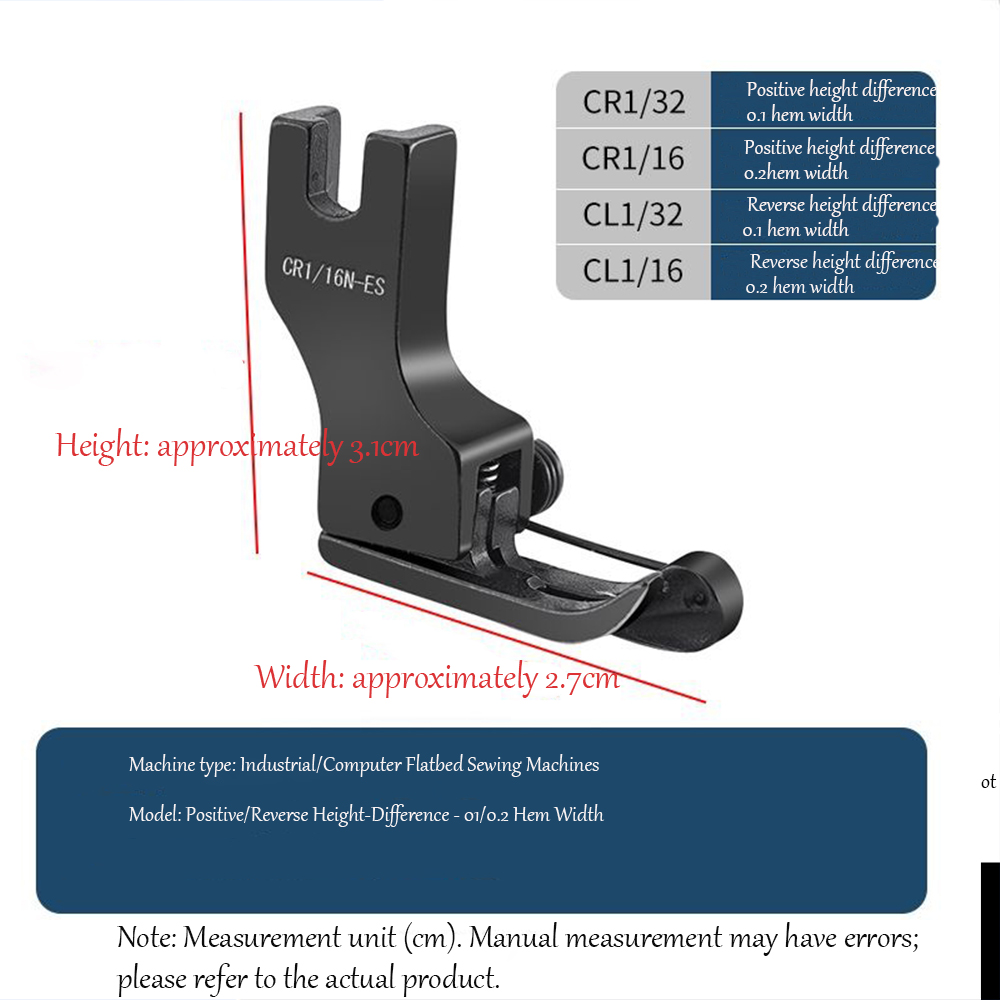 ตีนผีเหล็กไทเทเนียมสีดำแบบสูง- - Textile Sewing Machines บทวิจารณ์และราคา