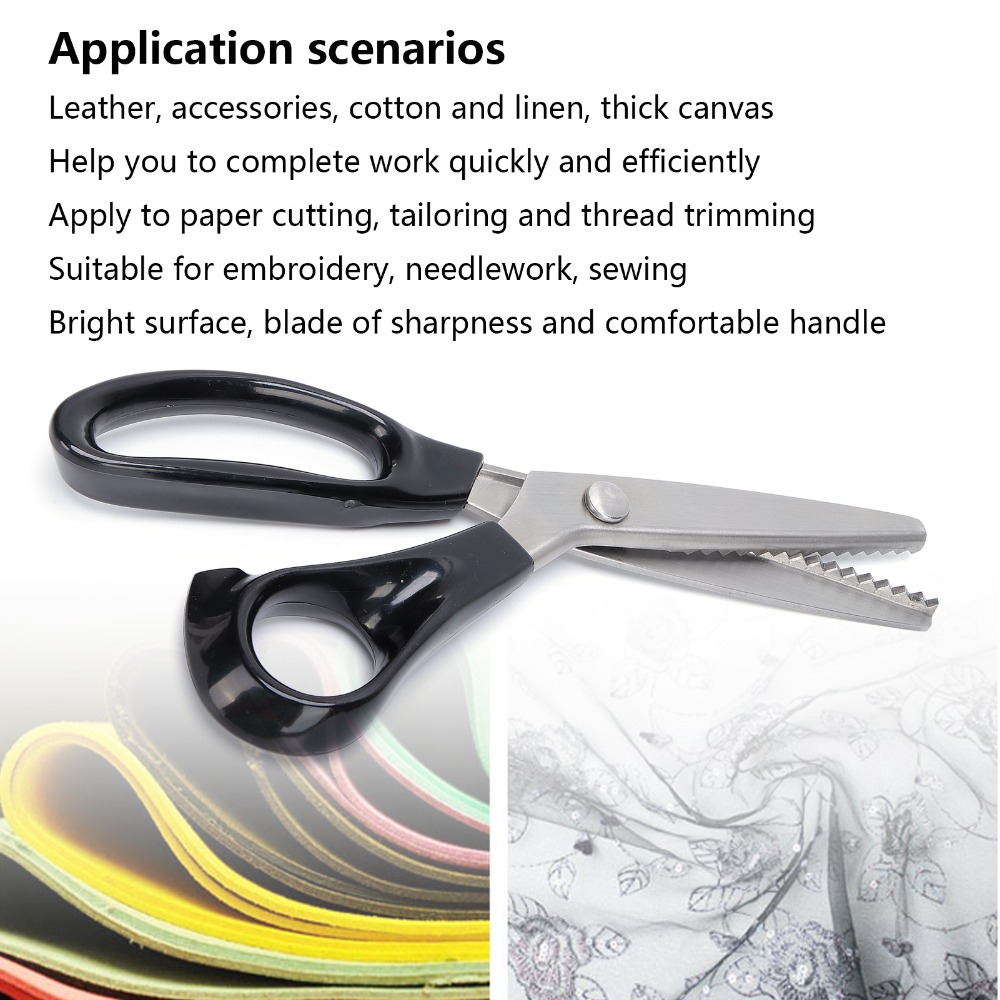 กรรไกรตัดผ้าใบมีดหยักสแตนเลส ด - Pinking Shear Blade บทวิจารณ์และราคา