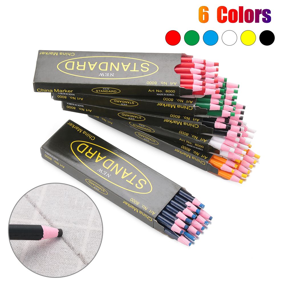 อุปกรณ์ตัดเย็บเสื้อผ้า12ชิ้นปา - Tailor Chalk Marker บทวิจารณ์และราคา