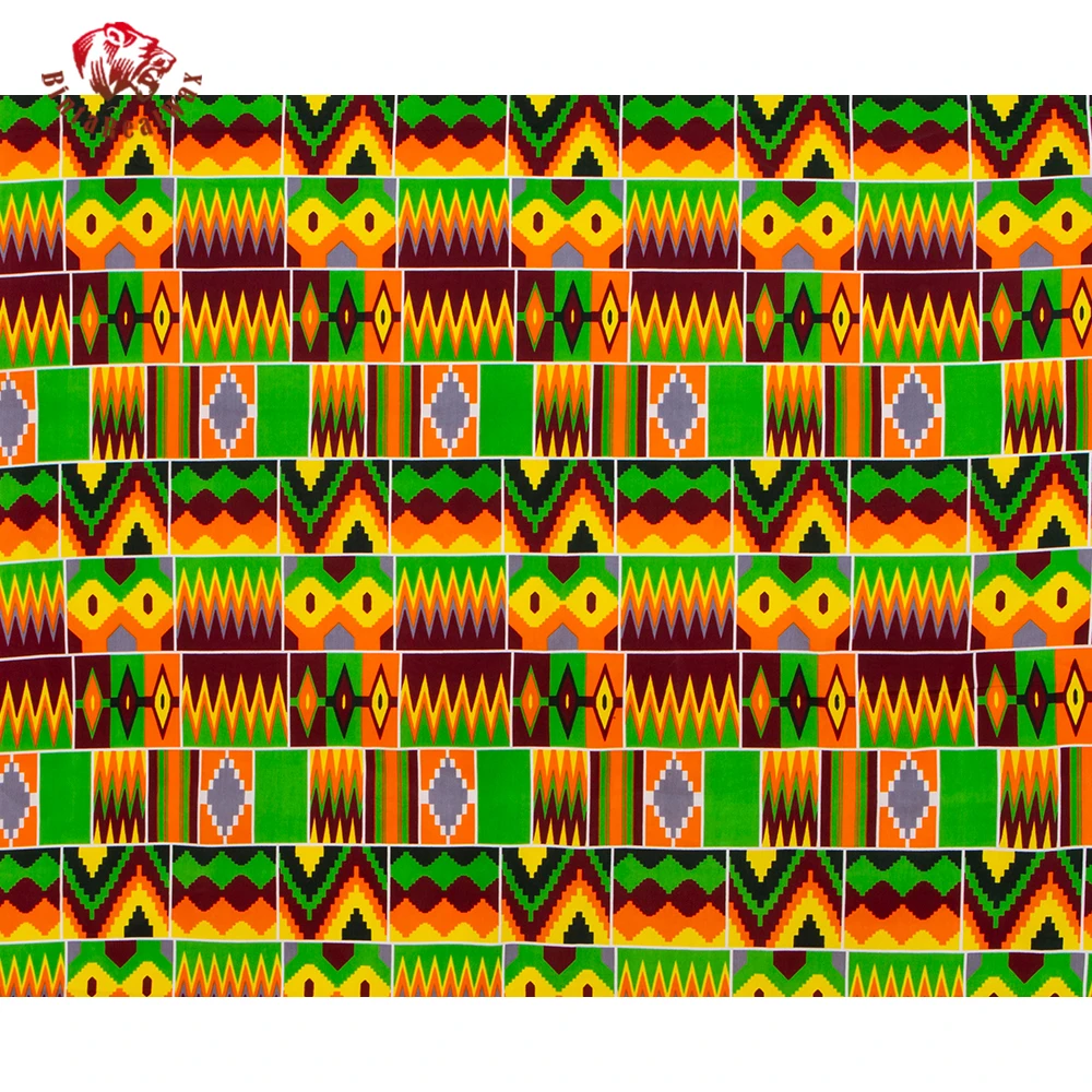 ผ้าฝ้ายแอฟริกันสีอ่อนสำหรับตัด - Sewing Batik Fabric บทวิจารณ์และราคา