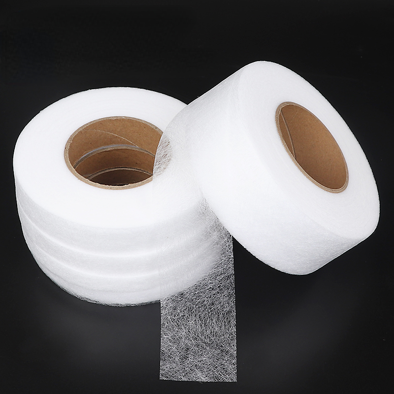 เทปผ้าเทปกาวแบบเย็บสองหน้ายาว6 - Hem Tape Fusible บทวิจารณ์และราคา