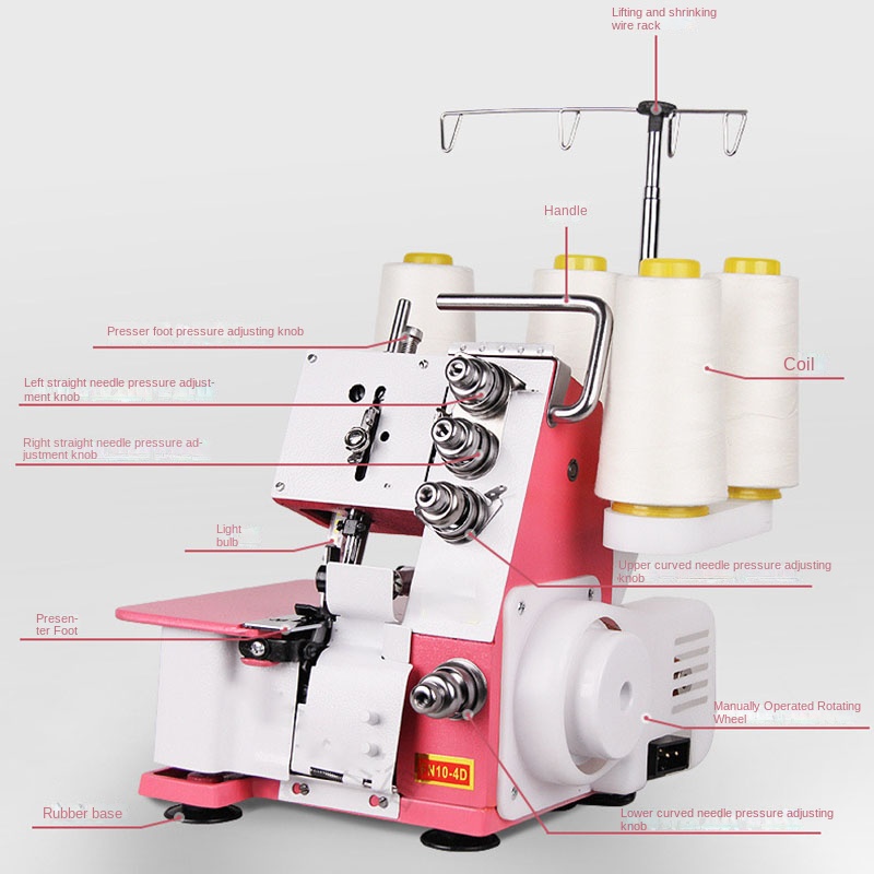 จักรเย็บผ้า overlock แบบ Four- - Sewing Technology บทวิจารณ์และราคา