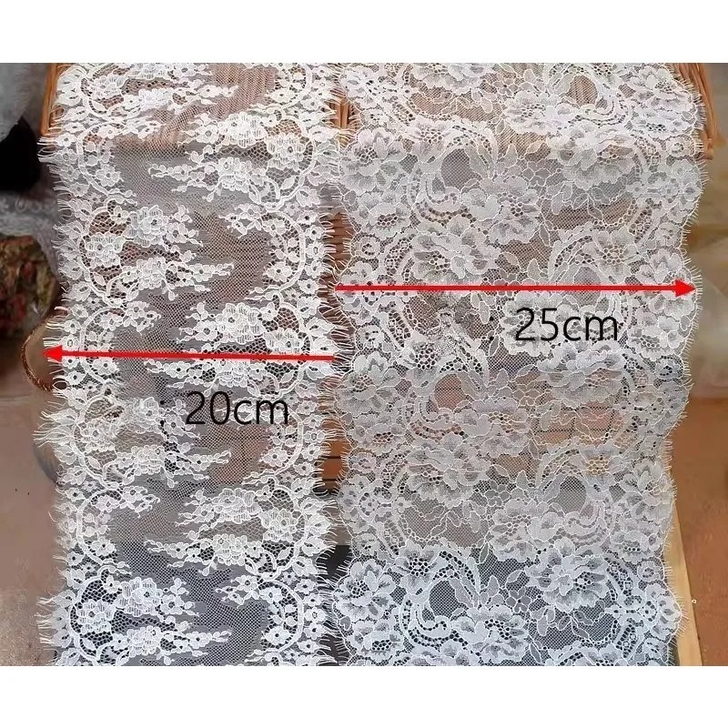 3M ผ้าลูกไม้ปักลายคุณภาพสูงสำห - Sewing Embroidery Fabric บทวิจารณ์และราคา