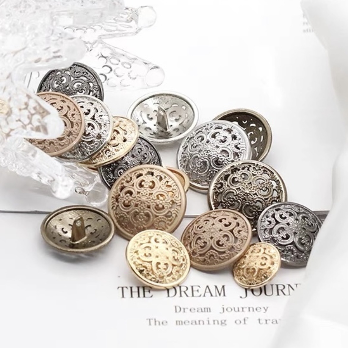 20 ชิ้น/ล็อตแฟชั่นโลหะปุ่มกลวง - Button Hole Cutter บทวิจารณ์และราคา