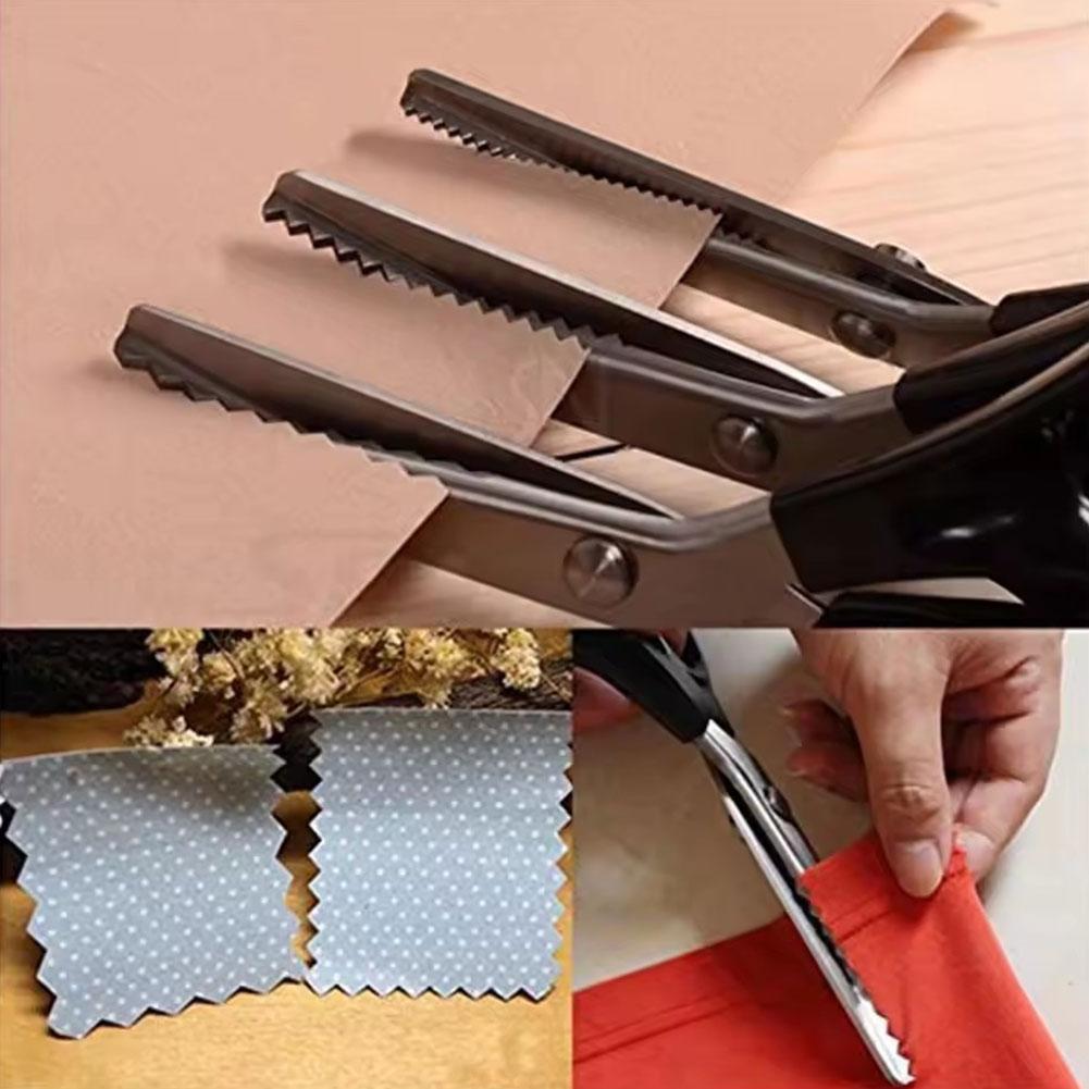 กรรไกรสแตนเลสแบบซิกแซก ฟันสามเ - Sewing Zigzag บทวิจารณ์และราคา