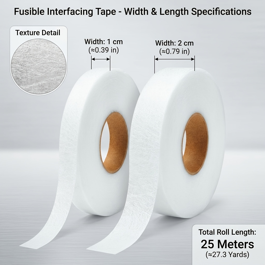 เทปติดขอบผ้าแบบรีดติด 2 ม้วน ไ - Hem Tape Fusible บทวิจารณ์และราคา