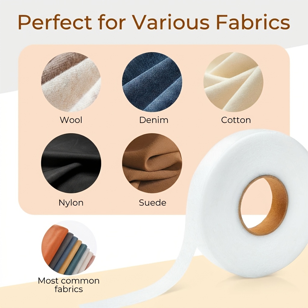เทปติดขอบผ้าแบบรีดติด 2 ม้วน ไ - Hem Tape Fusible บทวิจารณ์และราคา