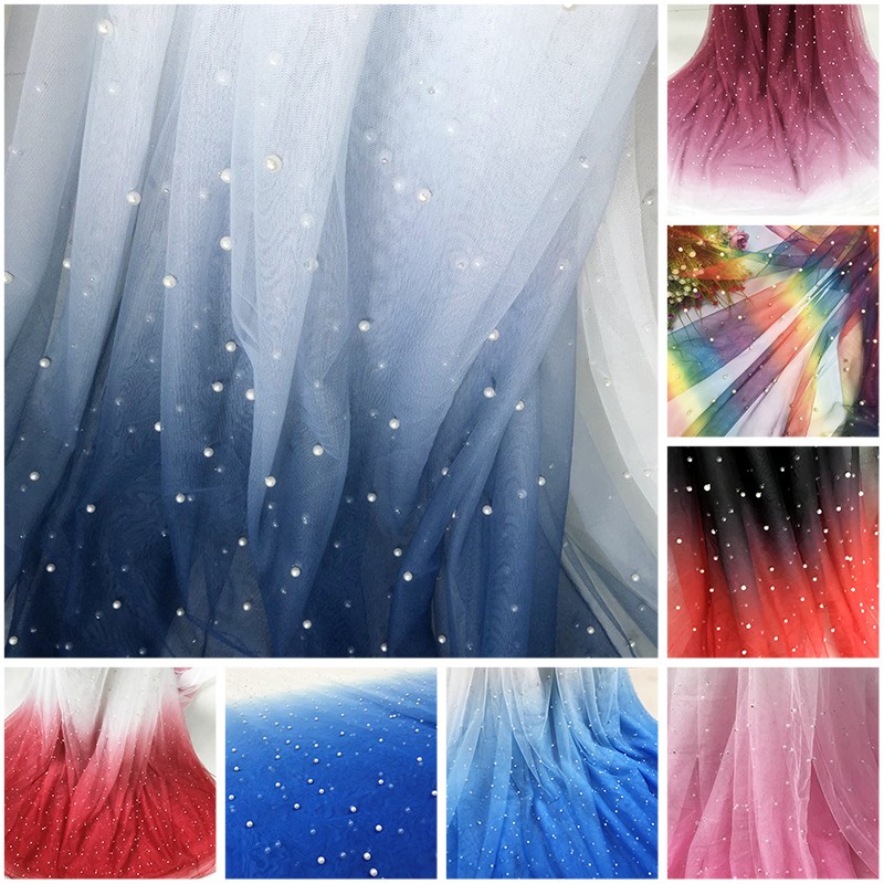 ผ้าตาข่ายมุกไล่เฉดสี ขนาด 100x - Sewing Batik Fabric บทวิจารณ์และราคา