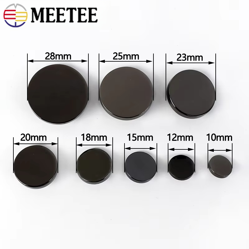 10Pcs Meetee 10-28 มม.โลหะแบนร - Button Hole Cutter บทวิจารณ์และราคา