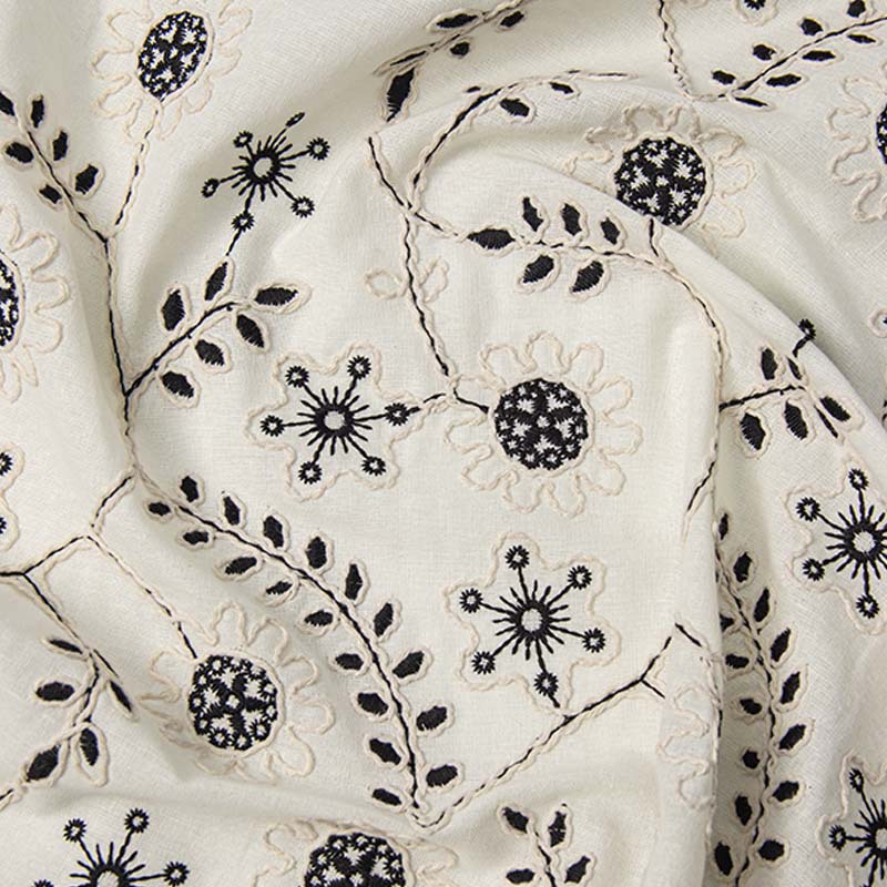ผ้าลูกไม้ปักลาย 3 มิติ แบบวินเ - Vintage Sewing Textile บทวิจารณ์และราคา