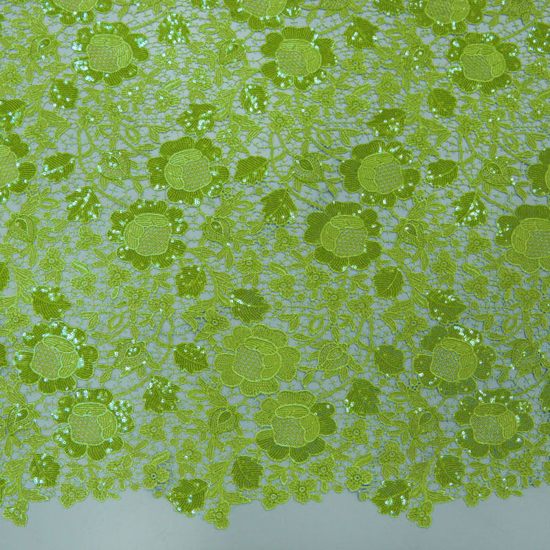 ผ้าลูกไม้สีเขียวมะนาวคุณภาพสูง - Sewing Eyelet Fabric บทวิจารณ์และราคา